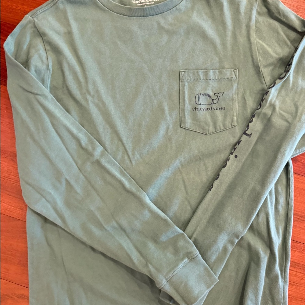 Vineyard Vines Boys  Long-Sleeve Pocket T-Shirt - Green